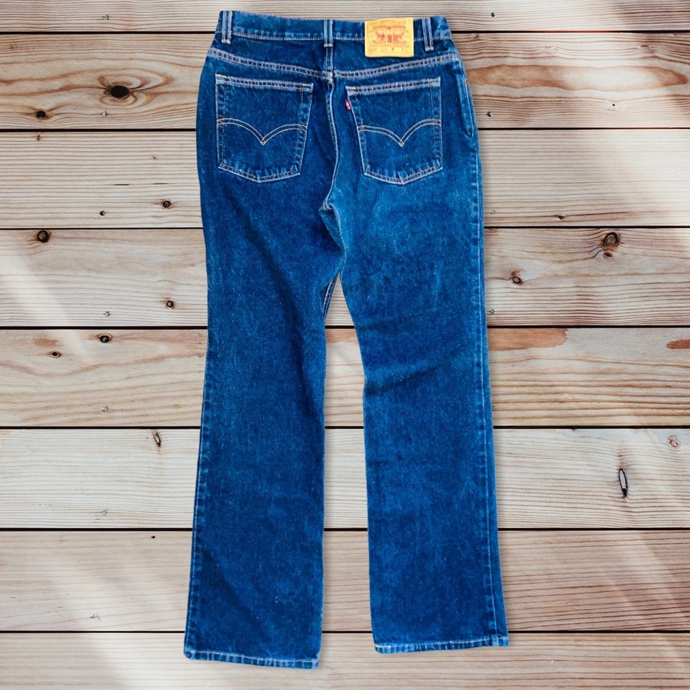 Levi's Women's Boot Cut Jeans - Dark Blue Denim
